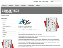 Tablet Screenshot of geraeteriege.ch